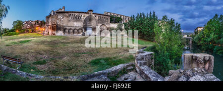 Chiesa di Santo Sepultura. Estella, Navarra, Spagna Foto Stock