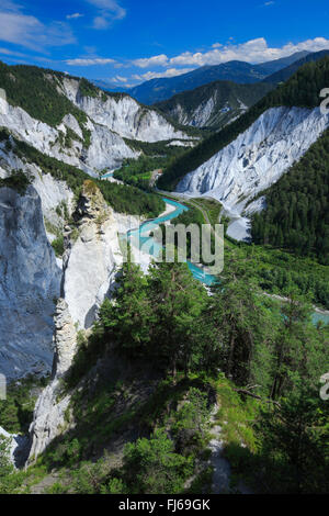 Valle del Reno, Svizzera, Grigioni Foto Stock