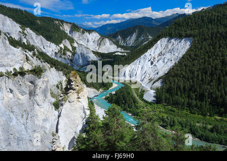 Valle del Reno, Svizzera, Grigioni Foto Stock