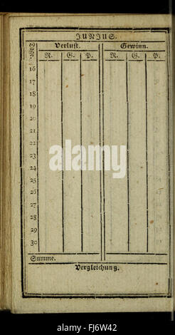 Gothaischer Hofkalender - genealogisches Taschenbuch der fC3BCrstlichen HC3A4utente (1764) Foto Stock