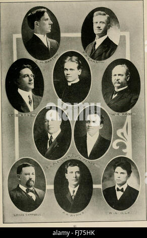 Ufficiale dell'Illinois conferenza annuale dell'Episcopale Metodista chiesa (1905) Foto Stock