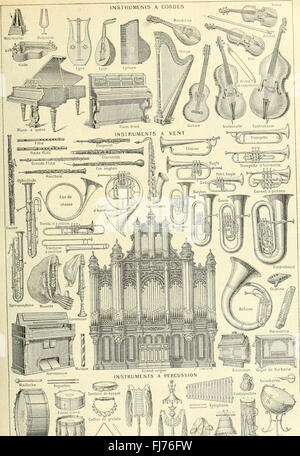 Larousse Universel en 2 volumi; Nouveau Dictionnaire Encyclopédique (Larousse Universal in 2 volumi; New Encyclopedic Dictionary) Foto Stock