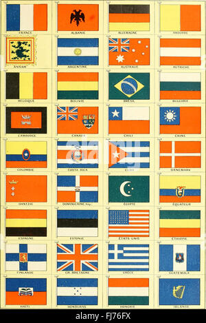 Larousse universel en 2 volumi; nouveau dictionnaire encyclopédique publié sous la direction de Claude Augé (1922) Foto Stock