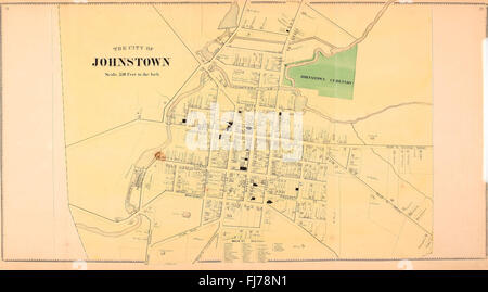 Atlas di Montgomery e Fulton contee, New York - dalle indagini effettive (1868) Foto Stock