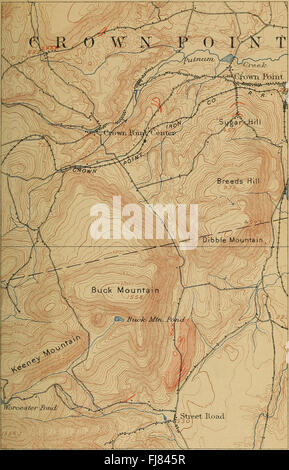 Un bollettino del New York State Museum, con ricerche e scoperte nei campi della storia naturale e della scienza del 1905 Foto Stock