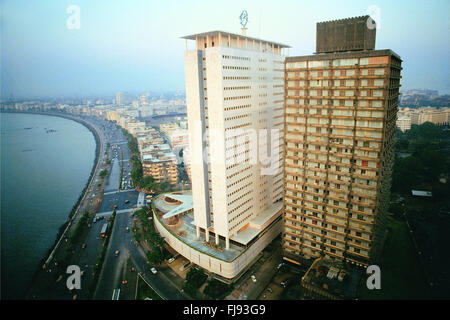 Air India edificio, Nariman Point, Mumbai, Maharashtra, India, Asia Foto Stock