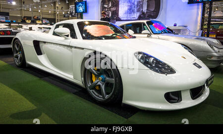 Supercar Porsche Carrera GT, 2005. Foto Stock