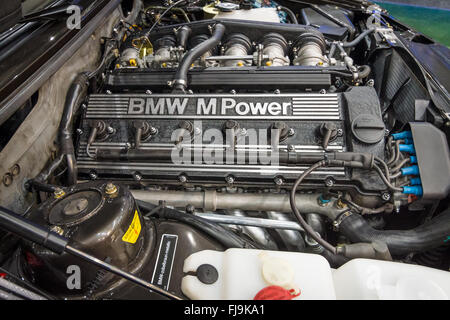 Il motore M potenza di BMW Serie 3 (E36). Close-up. Foto Stock