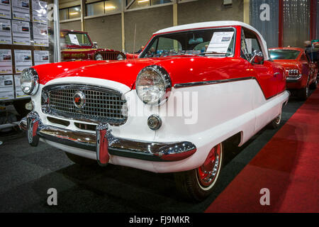 Auto ultracompatto che sta Nash Metropolitan, 1960. Foto Stock