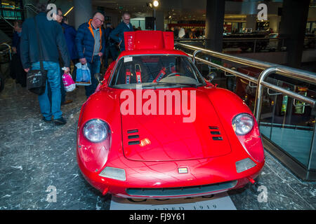 Auto sportiva Ferrari Dino 246 GT, 1974. Foto Stock