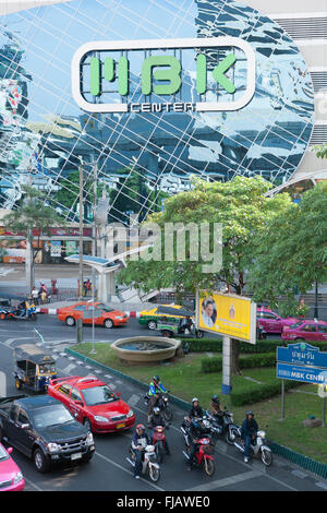 MBK Shopping Center, esterno nel centro di Bangkok Foto Stock