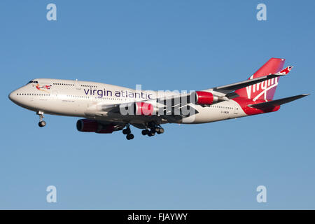 Virgin Atlantic aeromobili Foto Stock