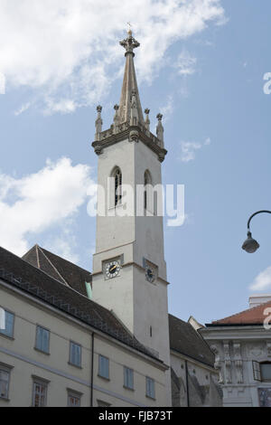 Austria, Vienna, Augustinerturm, campanile di Sant Agostino, chiesa Sankt Augustin. Nessun rilascio. Foto Stock