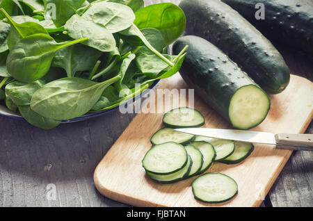 Verdure verdi Foto Stock