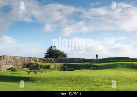 Old Sarum, Salisbury, Wiltshire, Inghilterra, Regno Unito Foto Stock