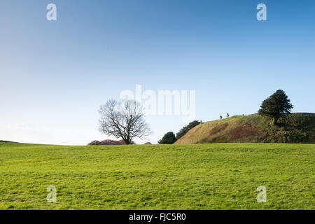 Old Sarum, Salisbury, Wiltshire, Inghilterra, Regno Unito Foto Stock