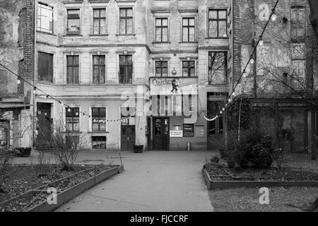 Berlino, 28 febbraio: La Clarchens Ballhaus, Auguststrasse Berlin Mitte Il 28 febbraio 2016. Un ex sala da ballo, ora un nightclu Foto Stock