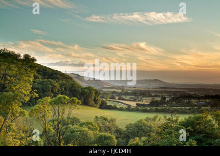 Vista di Devil's Dyke da Poynings, East Sussex Foto Stock