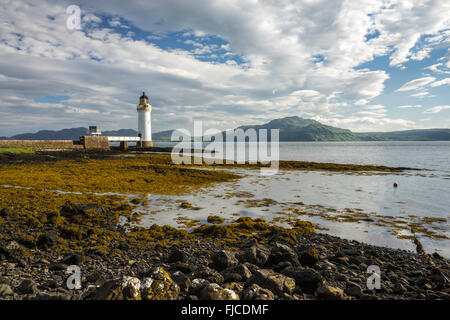 Rubha nan Gall faro, vicino a Tobermory, Mull, Scozia Foto Stock