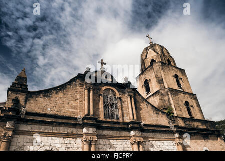 Iloilo, Filippine - 16 febbraio 2016. Guimbal chiesa in Iloilo philippines. Foto Stock