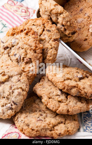 Farina di avena Raisin Cookies Foto Stock