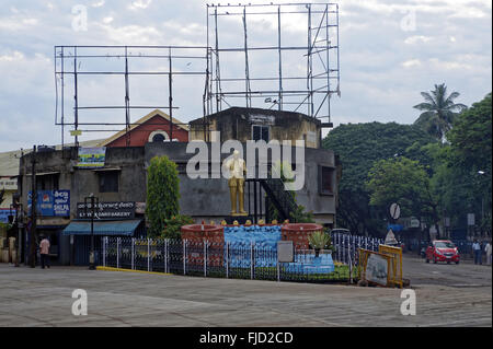 Ambedkar statua azad park road dharwad Karnataka Foto Stock