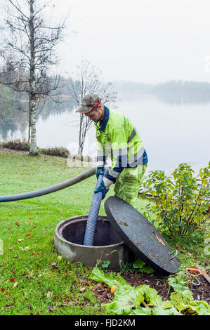 Acque reflue gestione, Svezia Foto Stock