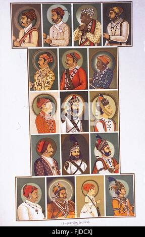 I righelli di ambra, Jaipur, Rajasthan, India, Asia Foto Stock