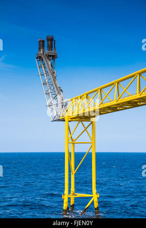 Stack di svasatura di petrolio e di gas per la piattaforma di elaborazione Foto Stock