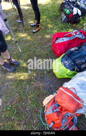 Preparazione al Viaggio di inizio Foto Stock