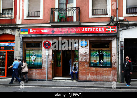Ristorante berbero in Calle San Francisco Bilbao, Paesi Baschi Foto Stock