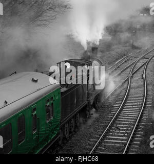 Metà Hants Railway ,Hampshire, Inghilterra Foto Stock