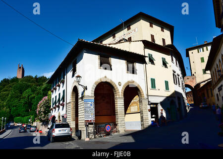 San Miniato è una città e comune in provincia di Pisa, nella regione della Toscana, Italia. Foto Stock