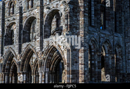 Whitby Abbey, Yorkshire Foto Stock