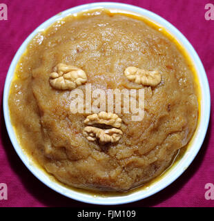 Gustosa moong daal Halwa Foto Stock