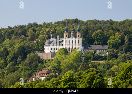 Geografia / viaggi, in Germania, in Baviera, Würzburg, chiese, Visitazione la chiesa del pellegrinaggio, costruito da Balthasar Neumann, 1748 - 1750, vista esterna, Additional-Rights-Clearance-Info-Not-Available Foto Stock