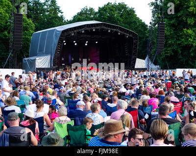 Concerto all'aperto a Thetford Forest Foto Stock