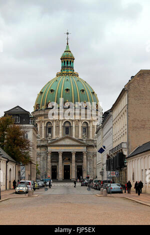 Frederik è la Chiesa, Copenhagen, Danimarca Foto Stock