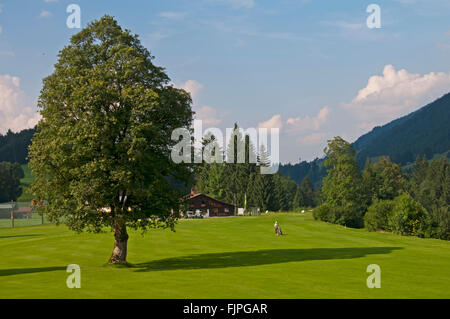 Geografia / viaggi in Germania, in Baviera, paesaggi, campo da golf vicino a Oberstdorf, Additional-Rights-Clearance-Info-Not-Available Foto Stock