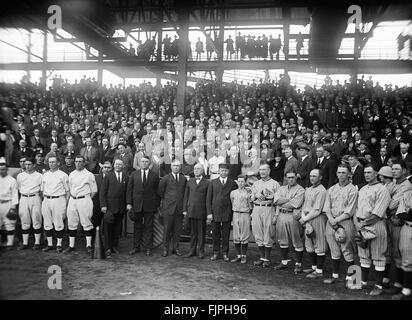 World Series di baseball gioco, Senatori di Washington e New York Giants, Griffith Stadium, Washington DC, USA, ottobre 1924 Foto Stock