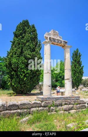 Rovine di antiche Gymnasion, Kos, Grecia Foto Stock