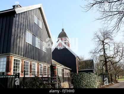 Marinaio norvegese la chiesa all'estero (Noorse Zeemanskerk - Sjømannskirken ho Rotterdam) Westzeedijk, Het Park, Rotterdam, Paesi Bassi Foto Stock