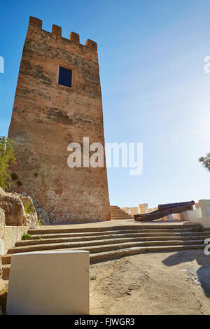 Cullera a Torre de la Reina Mora tower a Valencia in Spagna Foto Stock