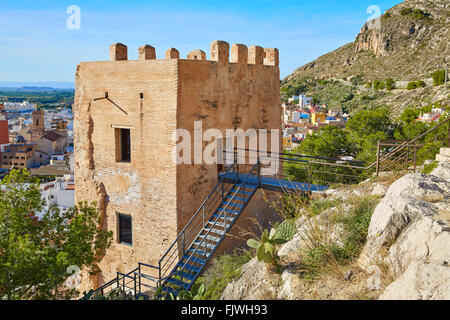 Cullera a Torre de la Reina Mora tower a Valencia in Spagna Foto Stock