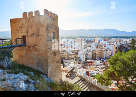 Cullera a Torre de la Reina Mora tower a Valencia in Spagna Foto Stock