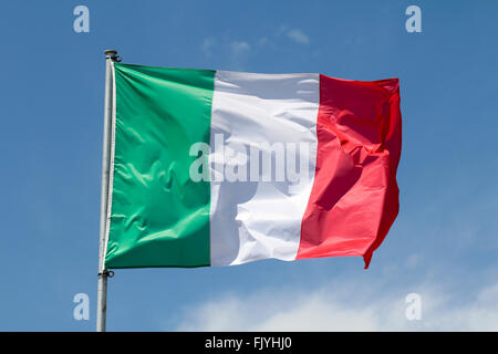 Bandiera italiana Foto Stock