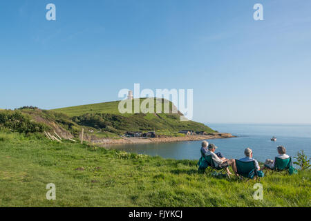 Clavell Tower, Kimmeridge, Dorset, England, Regno Unito Foto Stock