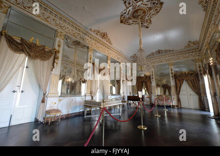 Castello di Donnafugata,interno,hall per specchi,Donnafugata,Sicilia,Italia Foto Stock