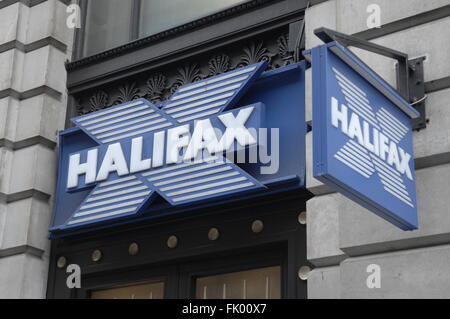 Halifax segno di diramazione a Mayfair, Londra Foto Stock