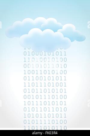 Il cloud computing 2 Illustrazione Vettoriale